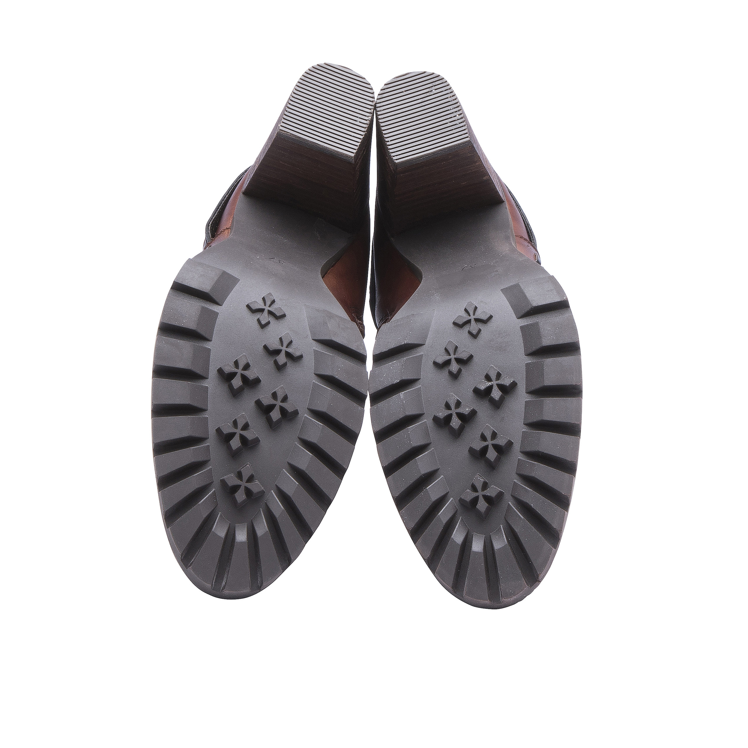 Ludik Tan and Black Short Boot - Image 4